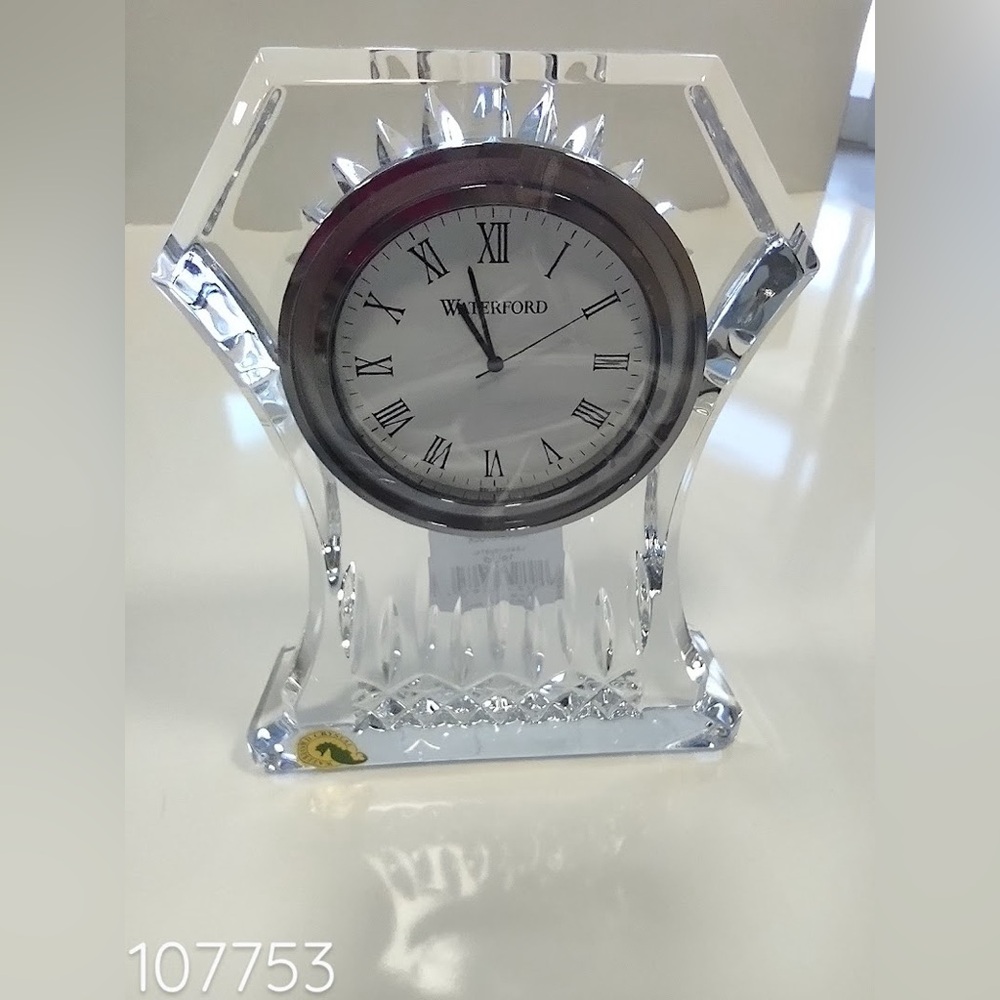 Waterford Crystal Lismore 6.5" Clock, NEW